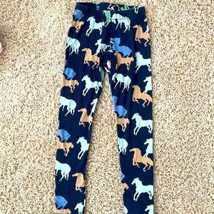 Janie and Jack horse equestrian pattern leggings